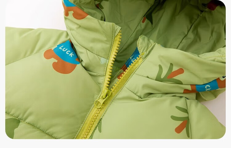 Dudu Kids Boys Thickened Cotton Jacket Baby Winter Coat Children's Cotton-padded Clothes Girls Cotton Coat Toddler Winter Wear Red 90 28