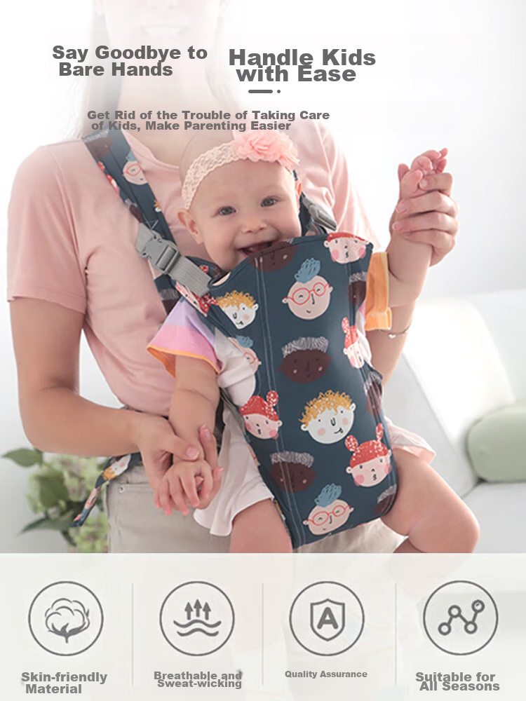 9I9 Baby Carrier Waist Stool, Front And Back Carry, Dual-Use for Newborns, Multifunctional Outdoor Baby-Carrying Device A76 4