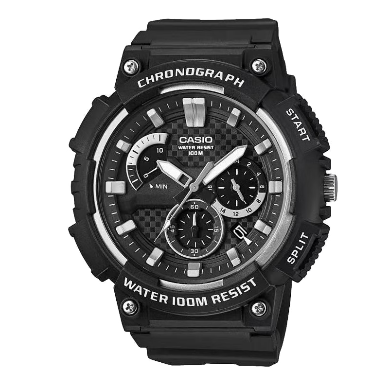 Casio Watch for Men, Black Knight Black Gold Sports Youth Student Waterproof Digital Watch for Men And Women, MCW-200H