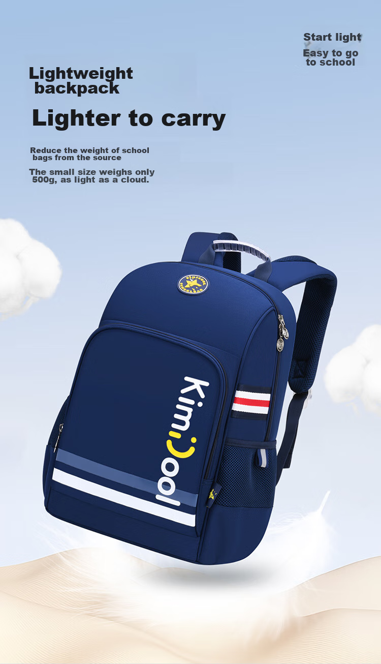 KVG Schoolbag for Primary School Students, Children's Backpack with Spine Protection And Load Reduction, for Grades 1-3, Girls And Boys, Double Shoulder Bag 13
