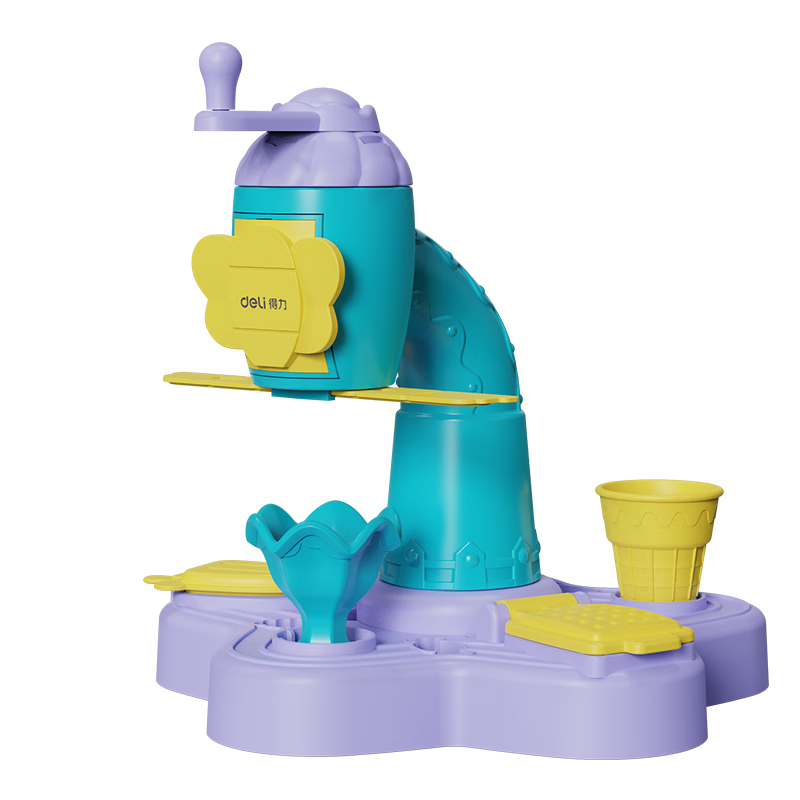 Deli Clay Ice Cream Maker Non-Clay Set, Playdough Molds, Clay Machine, Toys for Boys And Girls, Holiday And Birthday Gifts