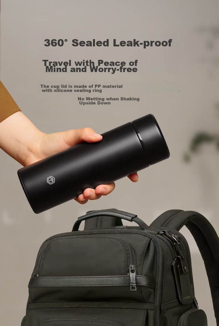 JD Original Insulated Cup, Portable Thermos for Hot And Cold Drinks, 304 Stainless Steel Cup for Male And Female Students, 400ml 8