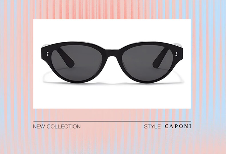 CAPONI Polarized Sunglasses for Women, 2026 New Style UV Protection Driving Glasses, Sun Protection Retro Eyewear 3