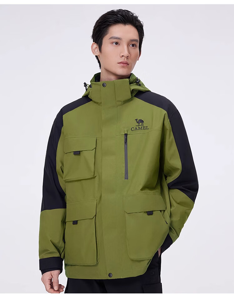 CAMEL [Rongyan] Outdoor Waterproof Down Liner Three-Proof Easy-Clean Cold-Resistant Warm Mountaineering Jacket M 16