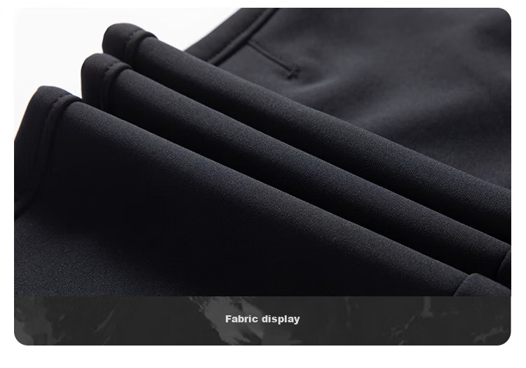 TOREAD Men's Soft Shell Pants, Autumn And Winter Windproof Water-Repellent Fleece-Lined Thick Warm Trousers TAMMBM91984 31