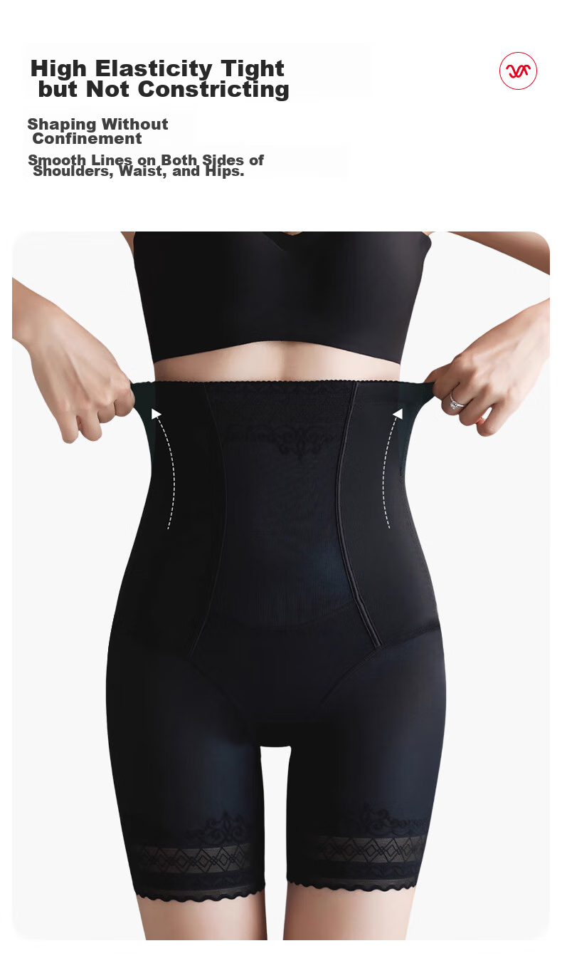 FitonTon Tummy Control Underwear for Women, Postpartum Waist Shaper, Butt Lifter, Strong Belly Slimming, Safety Shorts, Anti-Chafing, Non-Rolling Waistband 5