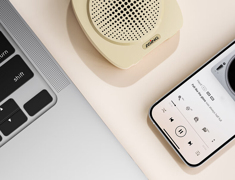 ASiNG T11 Wireless Lavalier Amplifier, Teacher-Specific Handheld Microphone, for Teachers' PPT Presentations, Page-Turning Microphone, High Volume, Anti-Howling Speaker 20