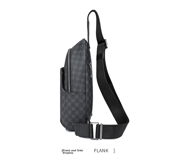 Goldlion Shoulder Crossbody Bag, Chest Pack, Casual Vertical Style, Large Capacity Men's Bag, Birthday Gift 19