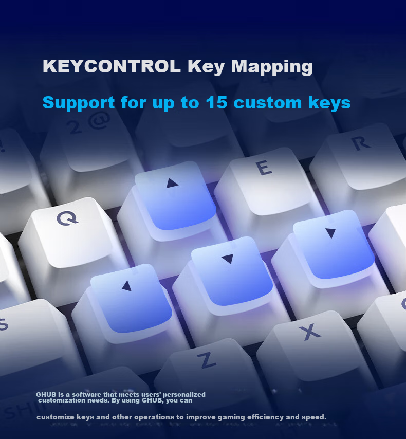 G G517 Tri-Mode Gaming Mechanical Keyboard [Shinri Akihiko Custom Edition], Full Hot-Swappable Keys, Customizable, 87-Key Layout, Gift for Boyfriend 7