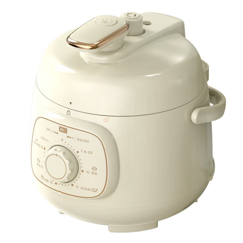Liven Electric Pressure Cooker, Home Use High Pressure Cooker, Small Multi-Functional Mini Electric Pressure Cooker, 1.8L Capacity, Versatile Pressure Cooker for 1-2 Or 3 People, G-51 Model