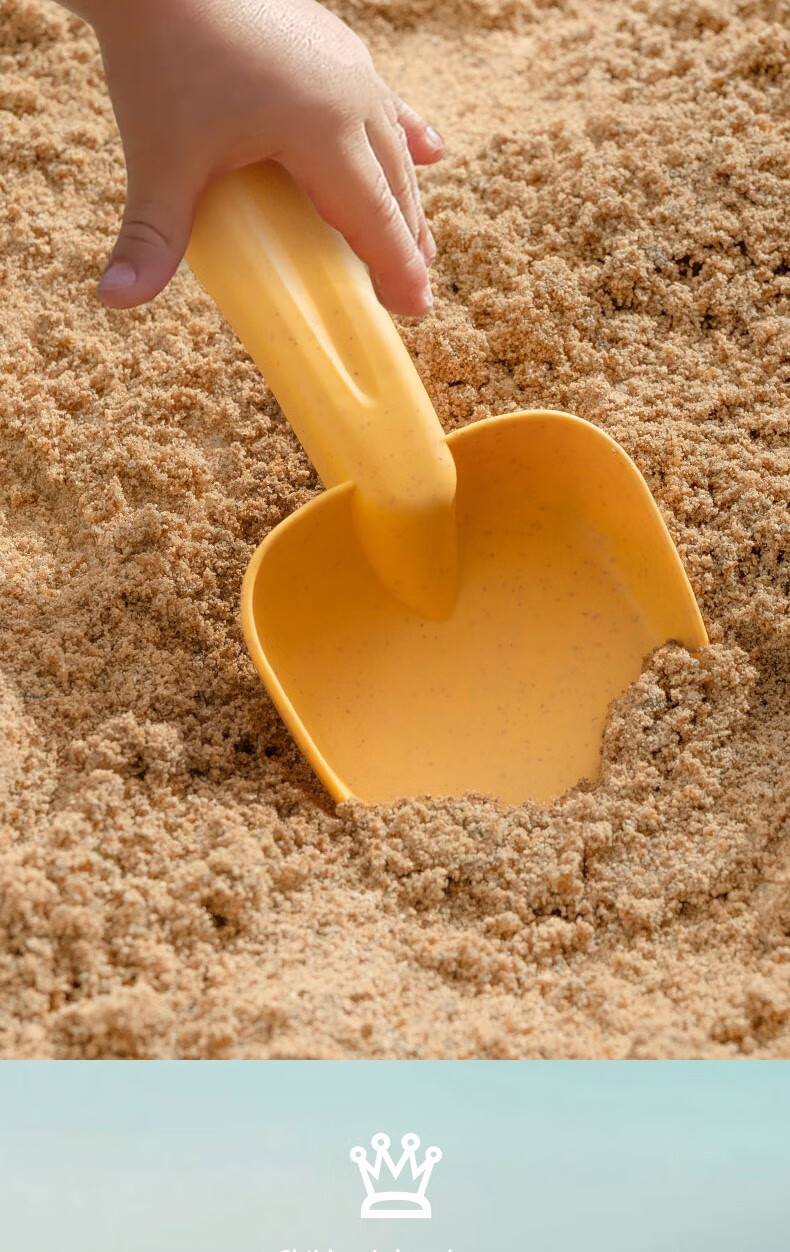 HUANGER Children's Beach Toys, Baby Seaside Sand Play Set with Shovel, Bucket, Sand Timer, Digging Tools Kit, Sand Pit Cart 6