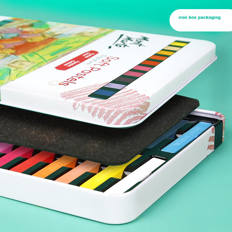 Mont Marte Colored Chalk, Drawing Sticks, Colored Chalk for Hand-Drawn Blackboard Reports, 24 Colors, MMPT0017, Sketch Markers for Drawing 7