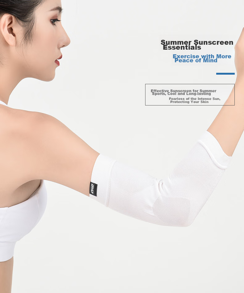 D&M Summer Sports Elbow Support for Women, Badminton And Tennis Compression Elbow Joint Extension, Lightweight Breathable Japanese Import, One Piece 8