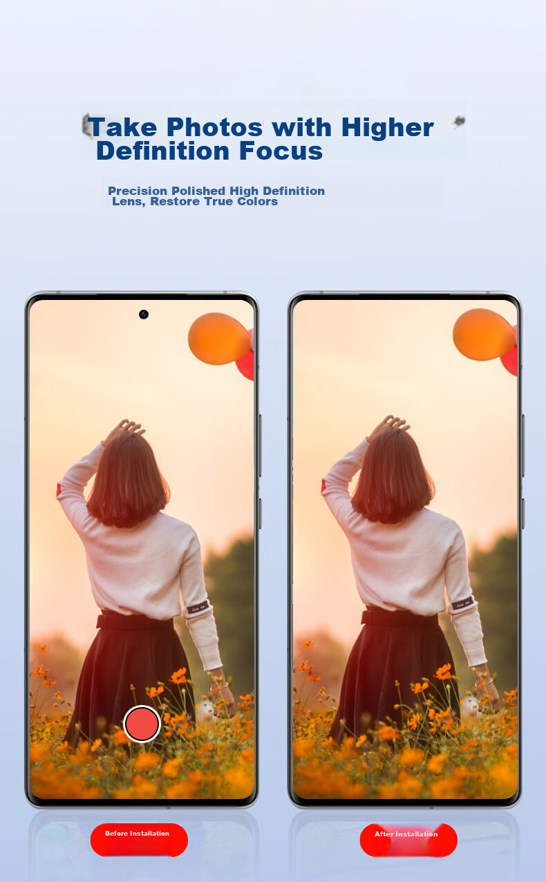 KOOLIFE Lens Protector for Vivo X100Pro And X100SPro, Rear Camera Protective Film, AR Anti-Reflective Ultra-Thin HD Wear-Resistant Scratch-Proof Dustproof Film 8