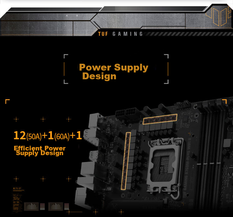 ASUS TUF GAMING B760M-PLUS WIFI II Chuangpaoshou Second Generation DDR5 CPU 14600KF/14700KF (Intel B760/LGA 1700) 6