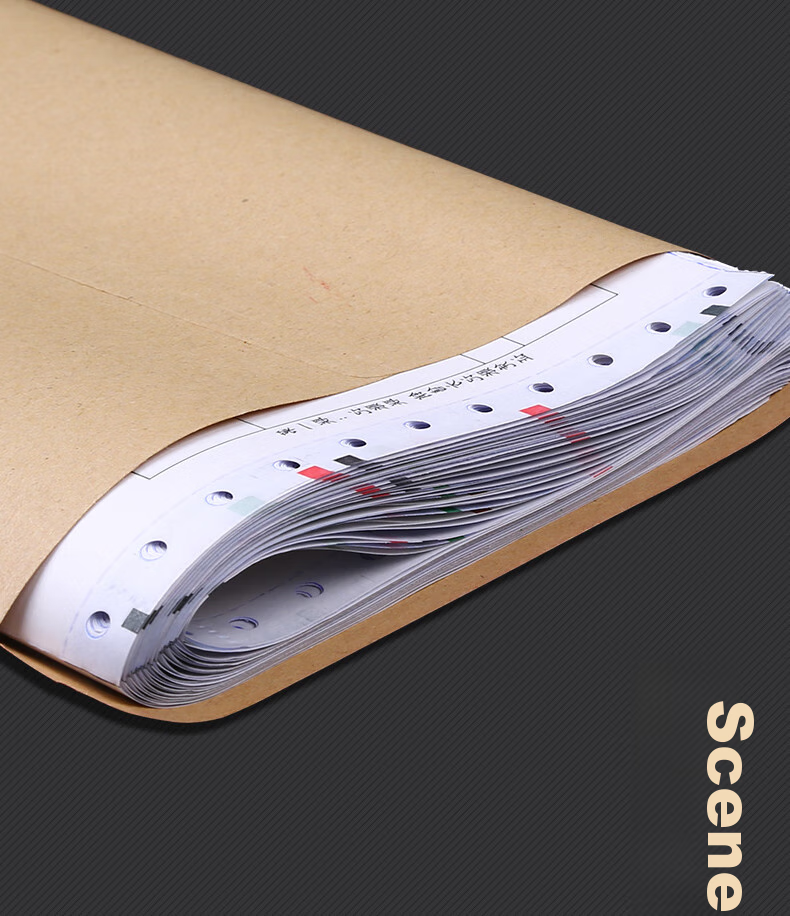 Licao Cash Envelope Kraft Paper Storage Bag Money Cash Organizer Bag 10-Pack Thickened Blank Money Pouch for Bonuses Year-End Awards Salary 4