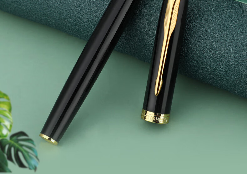 HERO Fountain Pen E609 Iridium Daily Writing Business Calligraphy Practice for Third Grade Elementary And Middle School Students, Men And Women Ink Pen, Shining Black, Deluxe Edition, F Fine Nib 1
