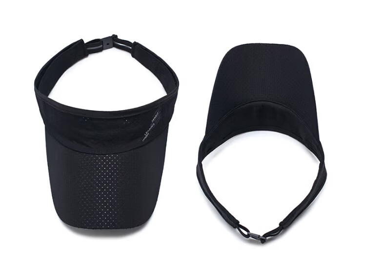 GLO-STORY Unisex Quick-Dry Baseball Cap Sunshade Open-Top Hat MMZ824258 Dark Gray 11