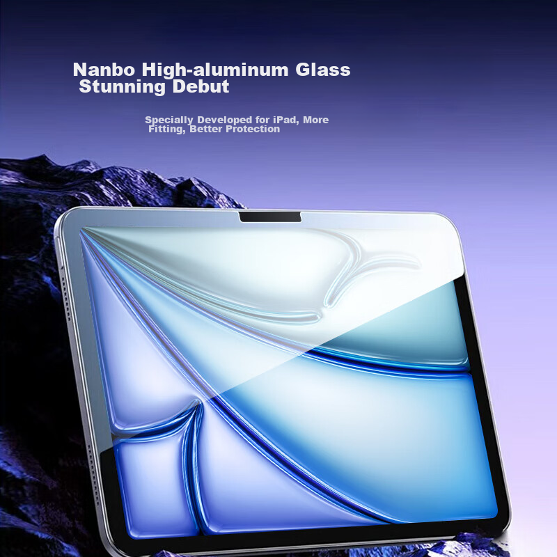 Защитное стекло PISEN для iPad Air 7/6 11 дюймов (M3 2025), полноэкранное, противоударное, антибликовое, закаленное стекло