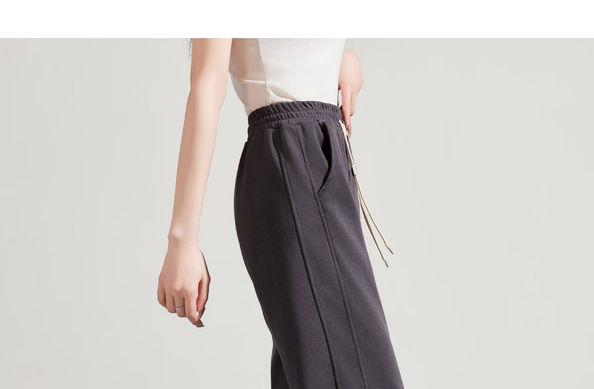 Halo Queen Women's Joggers with Elastic Waistband And Drawstring, Casual Pants for Spring And Autumn, Loose-Fitting Slimming Sweatpants H13QR1953 30