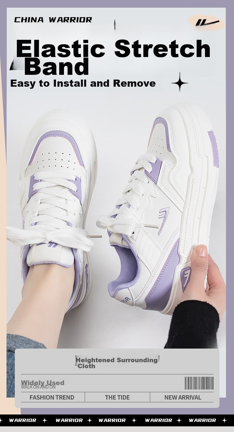 Huili Women's Shoes, White Sneakers, Trendy And Versatile Casual Shoes, Stylish Footwear for Women, 2662L, White/light Blue, Size 40 1