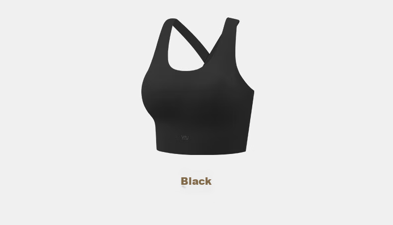 VFU Sports Bra, Comfortable Shock-Absorbing And Anti-Sagging Yoga Wear, Athletic Underwear, Pilates Bra, Sea Rock Color, Size M 25