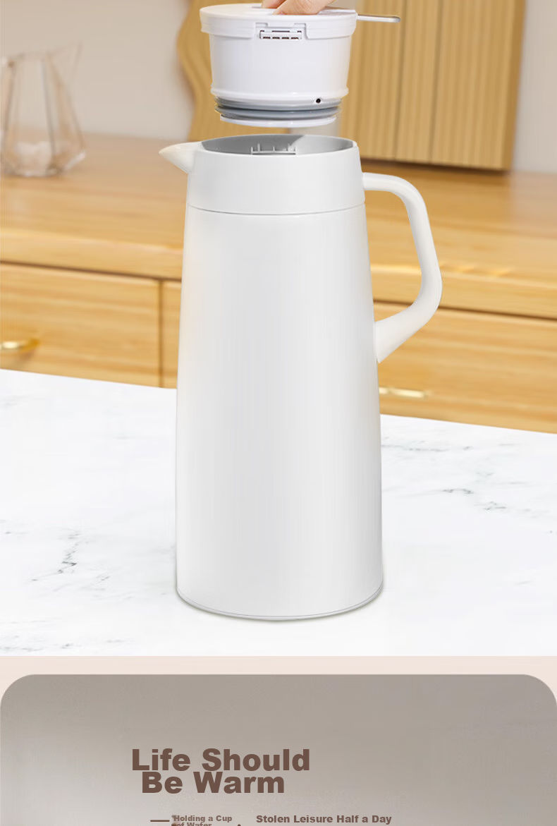TIGER Insulated Bottle, 304 Stainless Steel Stylish Hot/cold Thermos PWO-A20C Dark Gray 2L 5