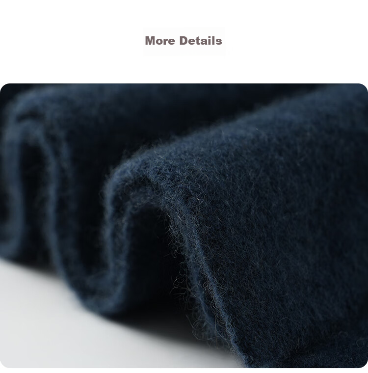 JIUMU 100% Cashmere Scarf for Men, Autumn And Winter Warm Neck Warmer, Gift for Men Or Fathers, Mid-Autumn Festival Birthday Present, Gift Box Packaging 23