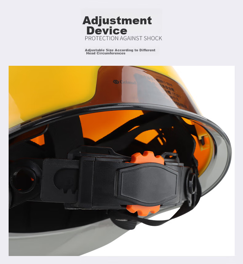 Geermu Safety Helmet for Construction Site GM768 White Worker Safety Hard Hat Abs Breathable Customizable with Printed Text 16