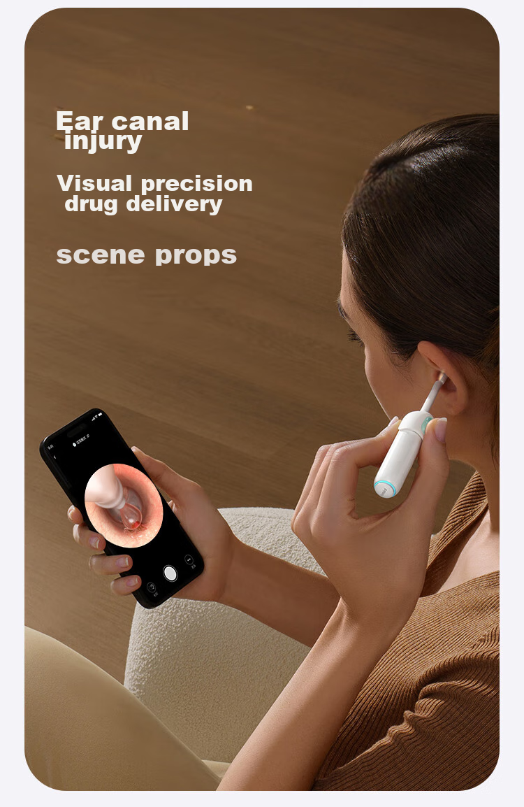 Bebird Visual Ear Pick Cleaning Kit, Home 30S Hummingbird Multifunctional High-Definition Endoscope Ear Spoo 7