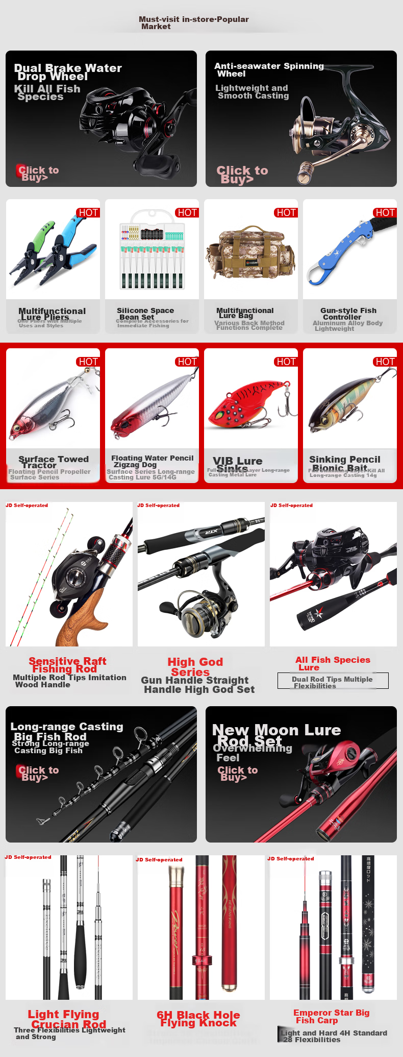 Erciyuan Fishing Rod, Soft Action Lure Rod, Ultra-Light And Ultra-Soft, Ultra-Thin Baitiao Rod, Pistol Grip, 1.8 Meters Single Rod 1