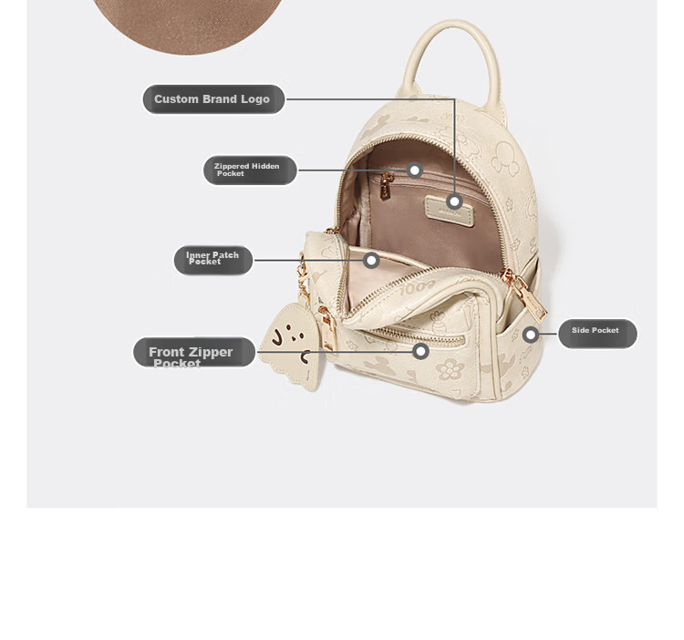 AILUXI Early Autumn Travel Mini Backpack, Niche Bag for Women, Students, Commuters, Small Lightweight Birthday Gift 26