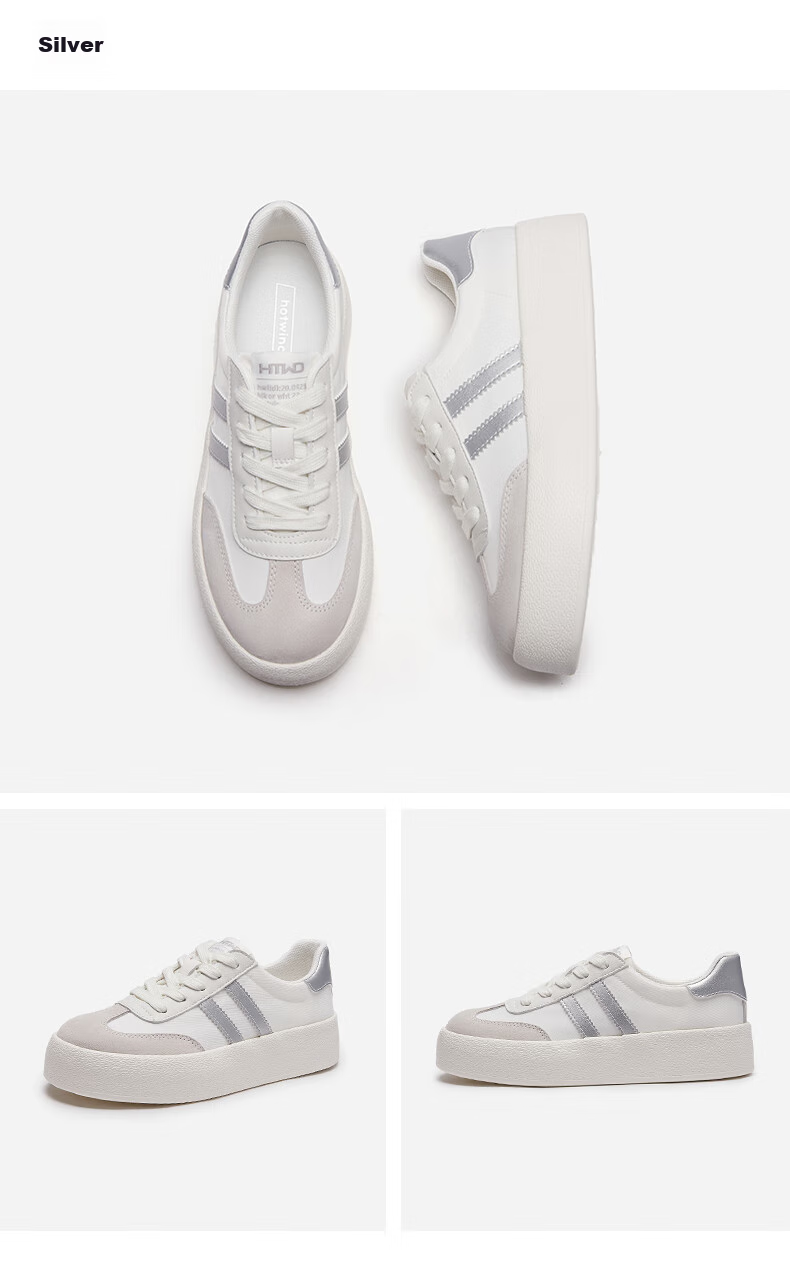 Hotwind Mall Same Style Dexun Shoes Sneakers for Women, Retro Classic Design, Fashionable Versatile 25