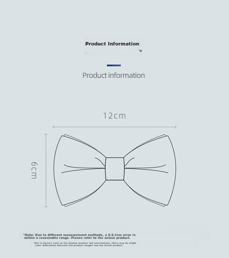 Luomeng Men's Bow Tie, Formal Shirt for Groom at Banquets And Weddings, Fashionable Bow Tie, Striped Bow Tie, Navy Blue 8