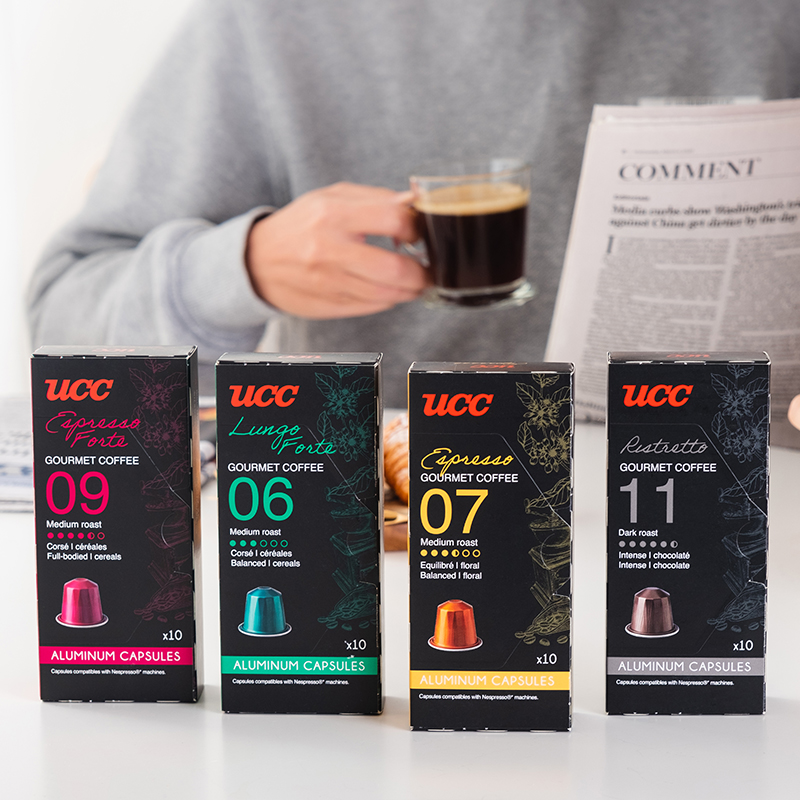 悠诗诗（UCC）咖啡品鉴师系列胶囊咖啡11号 芮斯崔朵适配Nespresso机型  10粒装
