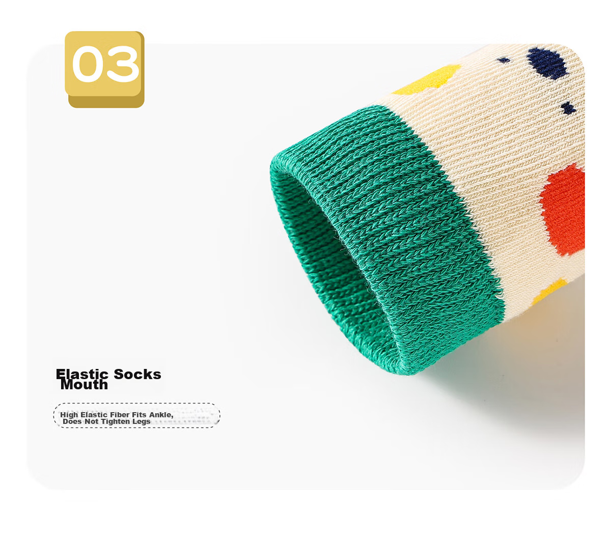 Banbi Children's Socks, Autumn And Winter Trendy Socks for Boys, Spring And Autumn Seamless Mid-Calf Socks for Older Children, BB2474, Size 18-20 19