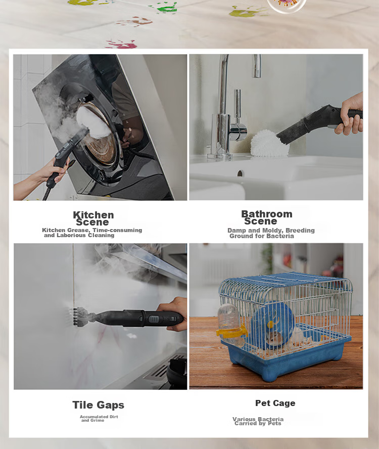KARCHER German Steam Mop, Household High-Pressure High-Temperature Cleaning Machine, Kitchen Range Hood Cleaning Machine, Oil Removal, 30-Second Rapid Heating Floor Cleaner, Sterilization SC3 3