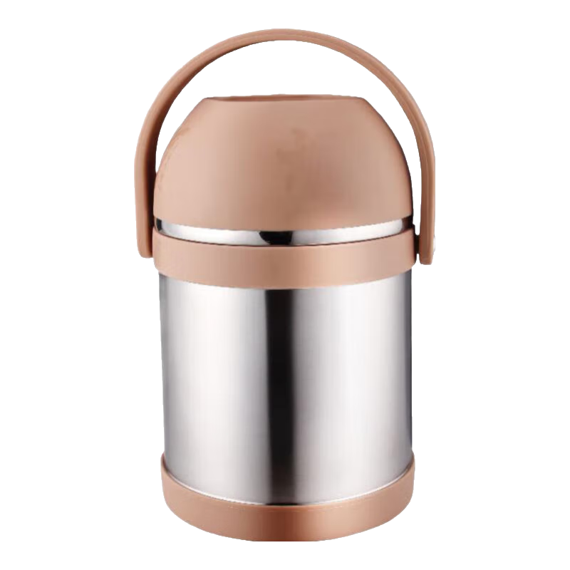 GuofengG Stainless Steel Insulated Food Container with Lid, 2.2L Large Capacity, Thermal Lunch Box for Students And Office Workers