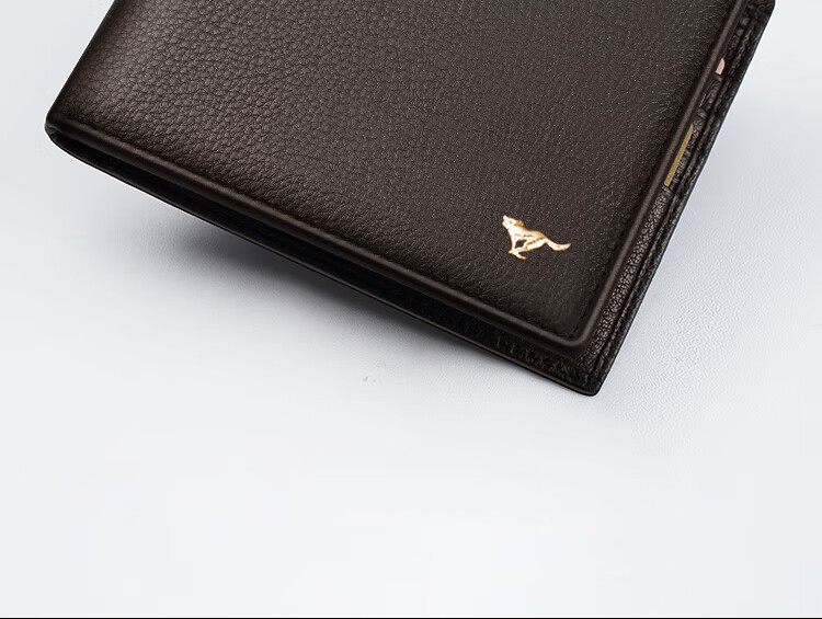 SEPTWOLVES Men's Wallet Genuine Leather Short Card Holder Birthday Gift for Dad Boyfriend Husband Practical Anniversary Present 4