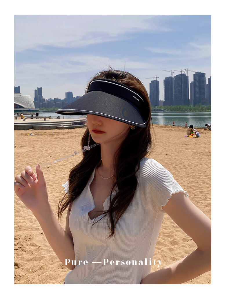 XUEXIMAN Strong UV Protection Sun Hat for Women, Summer Wide Brim Face-Covering Visor Hat 12
