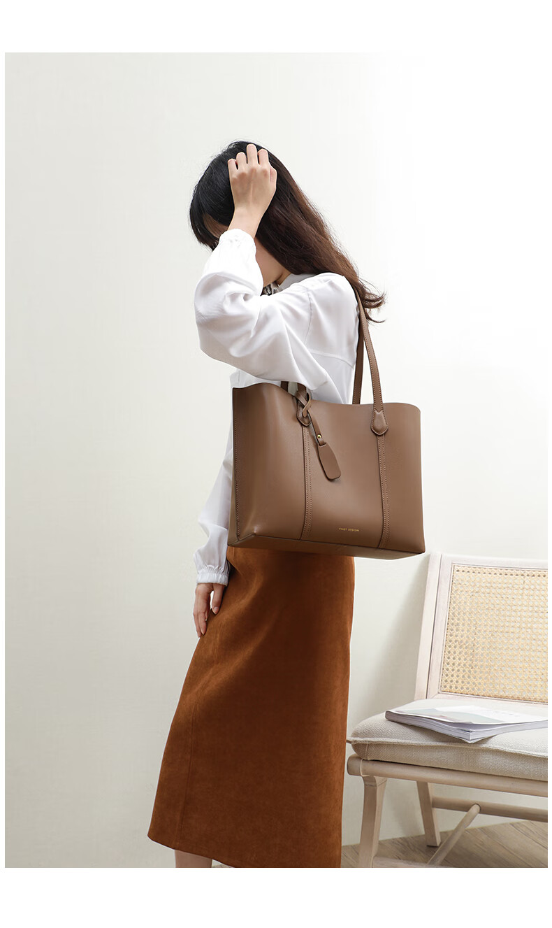 Viney Leather Handbag, Large Capacity Tote Bag for Women, Shoulder Bag And Handbag, Practical Birthday And Mother's Day Gift for Mom 25
