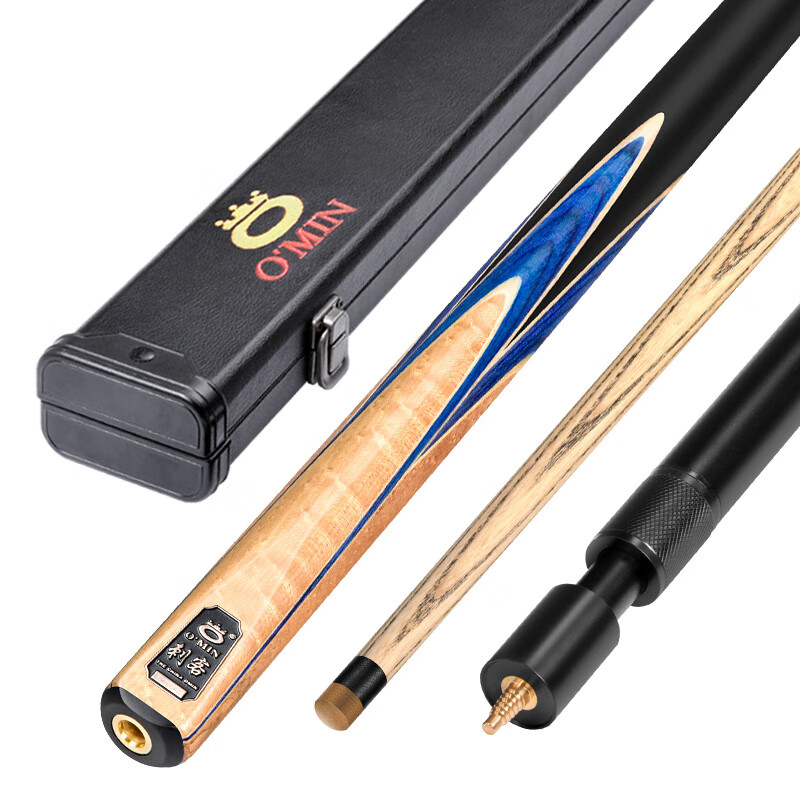 Aomi New Generation Assassinator Pool Cue Mid-Section, Snooker Black 8 English And Chinese Black Eight Billiard Cue, 16 Colors, 11.5mm