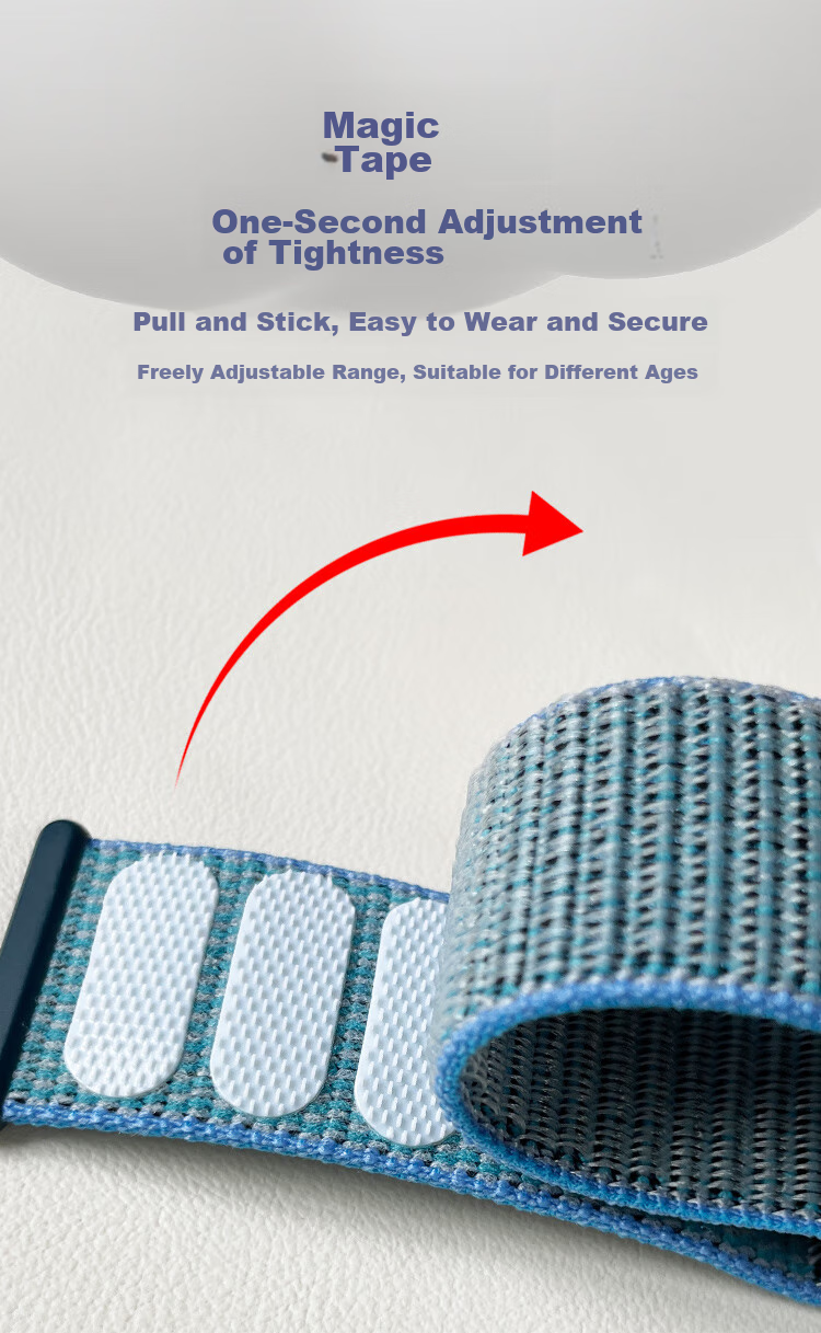 Freeson Nylon Braided Watch Strap Compatible with Xiaotiancai Children's Smartwatch Z10, Z9/Q2A/D3 And Other Z Series/Q/D/Y Series Smartwatches [Screw Rod And Nut Set] Blue 4