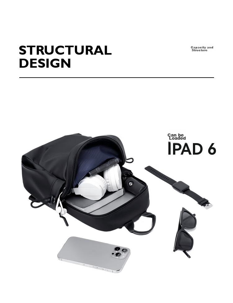 GOLF Chest Bag, Men's Casual Crossbody Bag, Multifunctional Sports Shoulder Bag, Detachable Arm Bag, Water-Resistant, IPad And Phone Pouch 9