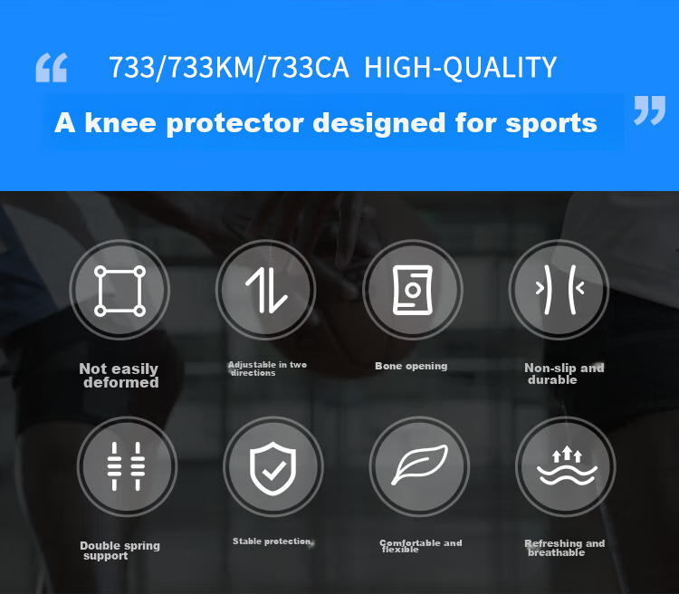 LP 733CN Upgraded Breathable Sports Knee Pads for Basketball And Soccer with Double Spring Support for Heavy Weight, Extra Large Size, Two-Pack 3