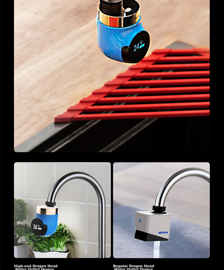 BECBAS Intelligent Garbage Disposal, Kitchen Food Waste Crusher, Wireless Switch E40evo 6