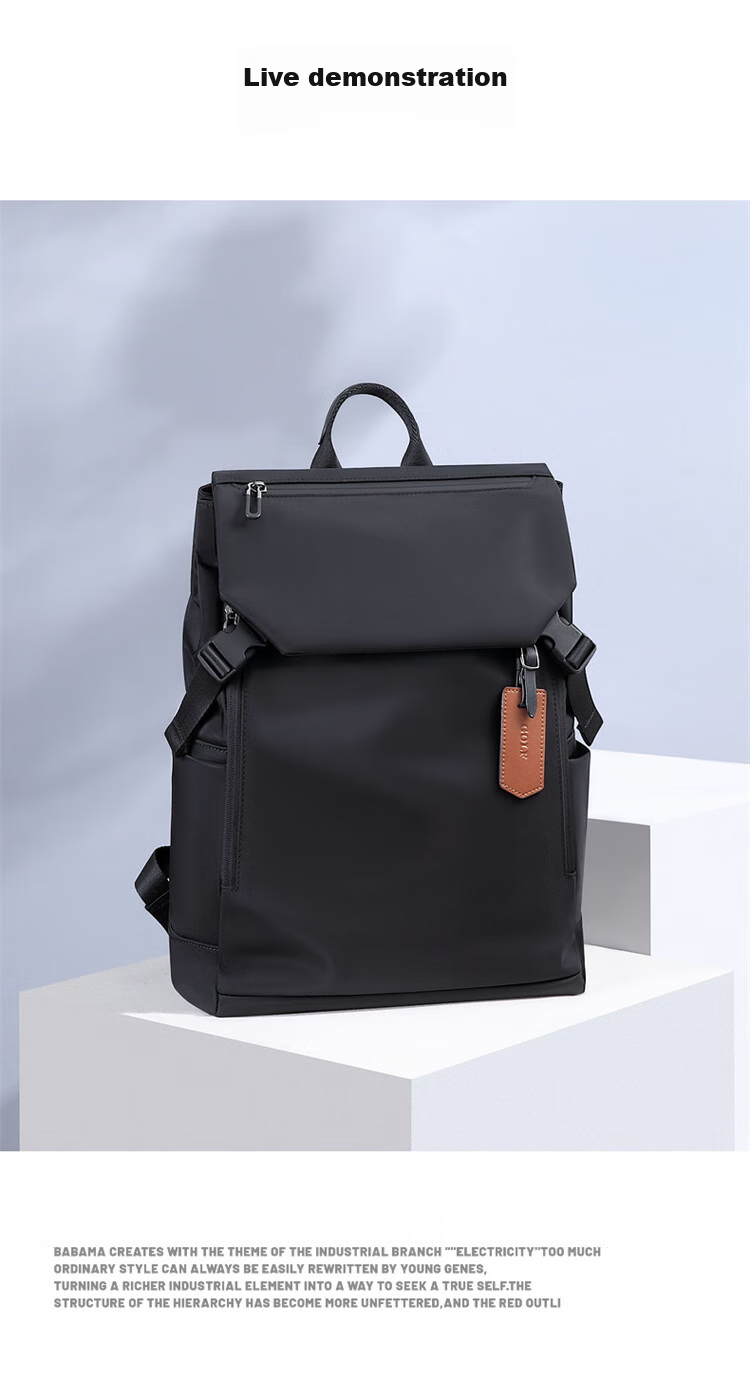 GOLF Backpack for Men, 15-Inch Laptop Bag, Business Travel Backpack, Casual Student Bookbag, Black 15