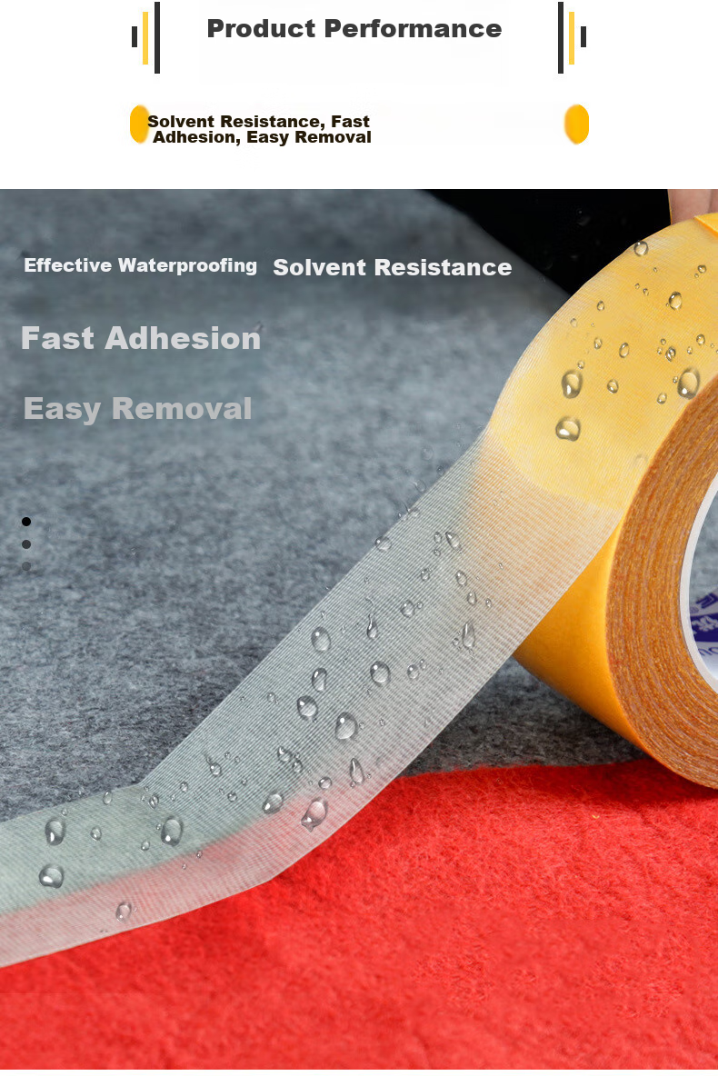 Youjialiangpin 20-Meter Double-Sided Tape for Hanging Couplets, Power Strip Fixing Grid, High-Adhesion Traceless Cloth Base Adhesive 5