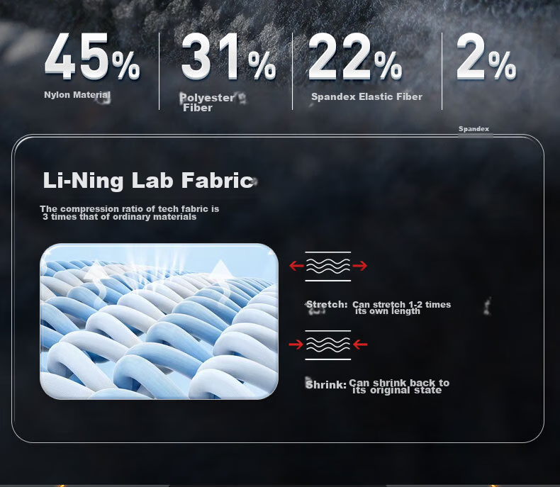 Li-Ning Knee Pads for Sports, Running, Basketball, Warmth, Meniscus, Patella, Badminton, Men And Women, Soccer, Hiking Knee Protection Gear 7