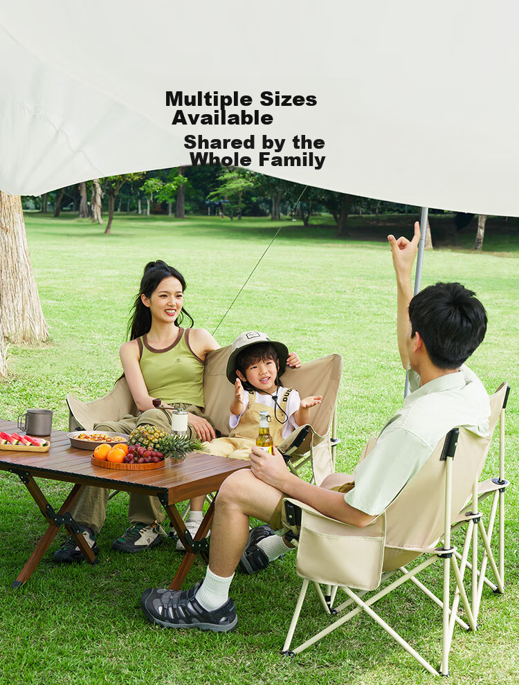 JD Original Outdoor Folding Chair, Portable Folding Moon Chair, Camping Chair, Folding Stool, Beach Chair, Fishing Chair, Extra Large Model 17